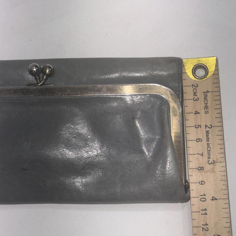 Vintage Y2K Hobo Embossed Leather Teal Carry All Clutch Equestrian Rachel Wallet - Picture 15 of 15
